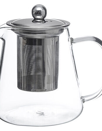 SG čajnik sa cjedilom 800ml staklo/metal