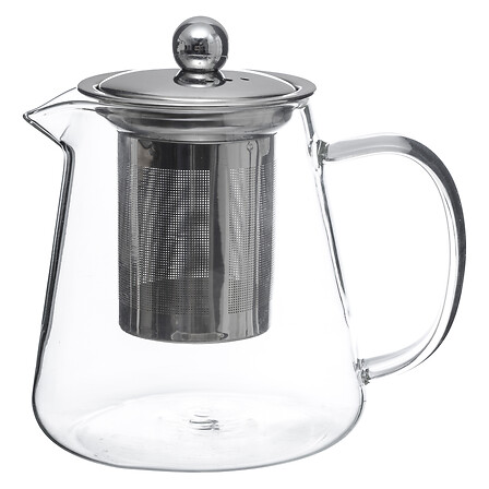 SG čajnik sa cjedilom 800ml staklo/metal
