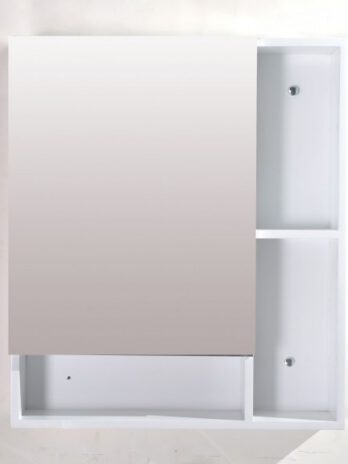Inter Ceramic zidni pvc kupaonski ormarić sa ogledalom pvc, bijeli