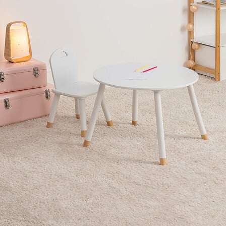Atmosphera stol sweet 60x43,5cm mdf/drvo bijeli - Image 11
