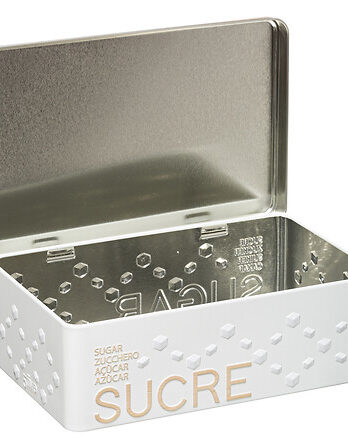 Five kutija za kocke šećera embossed