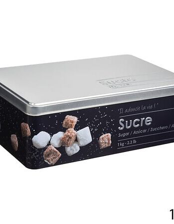 Five kutija za šećerne kocke embossed 3d