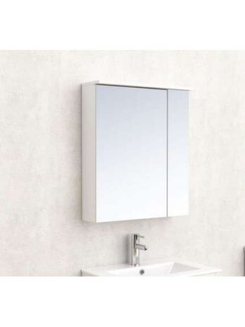 Inter Ceramic monca zidni kupaonski ormarić s ogledalom 60x17x70 cm, bijeli