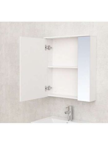 Inter Ceramic monca zidni kupaonski ormarić s ogledalom 60x17x70 cm, bijeli