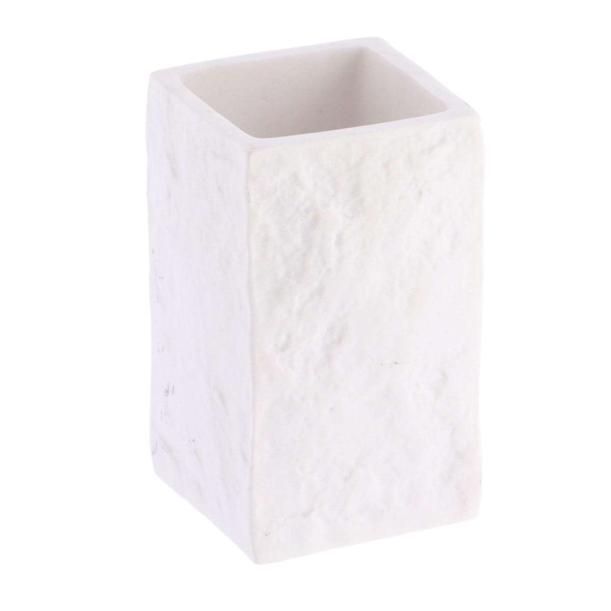 Tendance čaša pavia četvrtasta poliresin, bijela