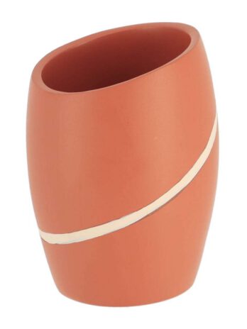 Tendance čaša novara poliresin, terakota