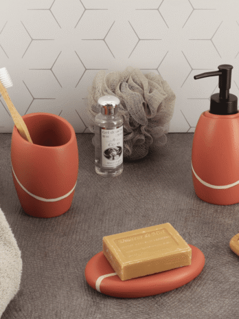 Tendance čaša novara poliresin, terakota