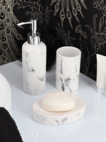 Tendance čaša marbre dolomite, bijela