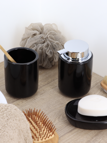 Tendance čaša shine dolomite, crna