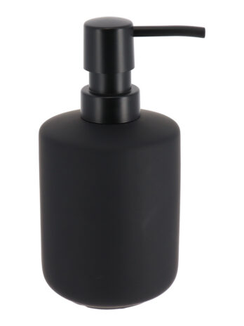 Tendance dozator za sapun stoneware 400 ml sa gumenim efektom, crni
