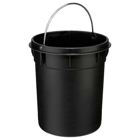 Five kanta za smeće classic 3l na pedalu, metal/pp, siva - Image 2