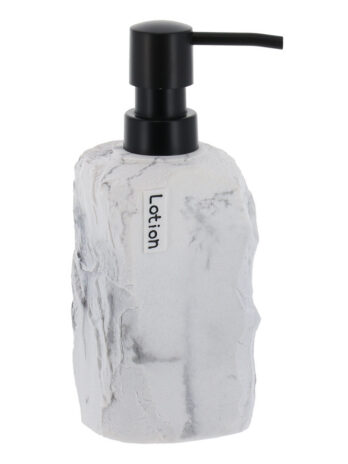 Tendance dozator za sapun paola 400 ml sa feketom kamena, poliresin, bijeli