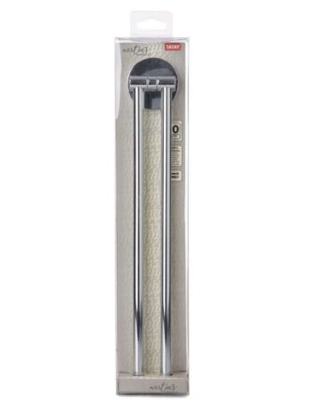 Tatay zidni dvostruki držač ručnika martins, pomični, inox