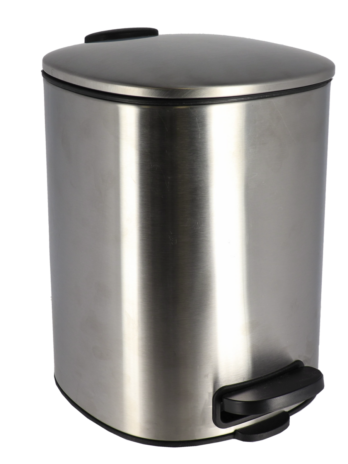 Tendance kanta za smeće na pedalu kvadratna 5l soft close metal, siva