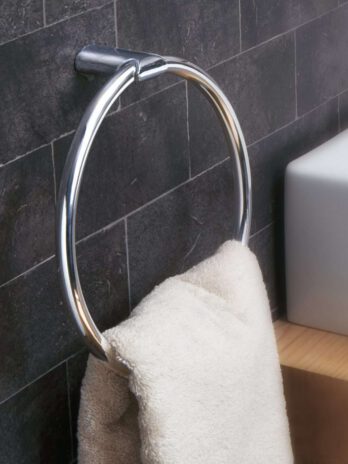 Tatay zidni okrugli držač ručnika ronda, inox