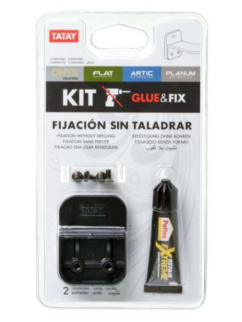 Tatay set za zidnu montažu onyx glue & fix
