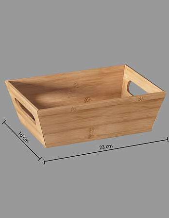 Five košara za kruh 23x16x7cm bambus bež
