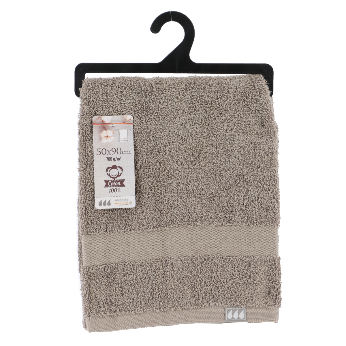 Tendance ručnik 50x90cm 100% pamuk, taupe