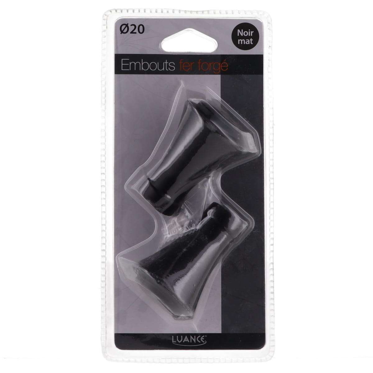 Luance završetak za metalnu karnišu eva 4, konusni, o20, 2/1 - crni - Image 3