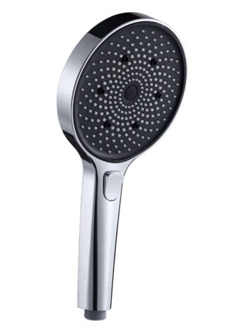 Inter Ceramic tuš ručica, 3 funkcije 12cm abs kromirana/crna