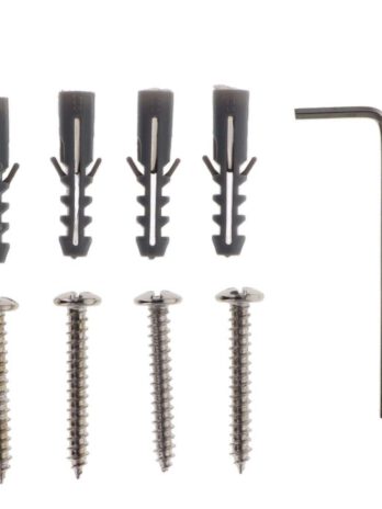 Luance nosač za metalnu karnišu eva 1, o20,150mm, 2/1 – bijeli