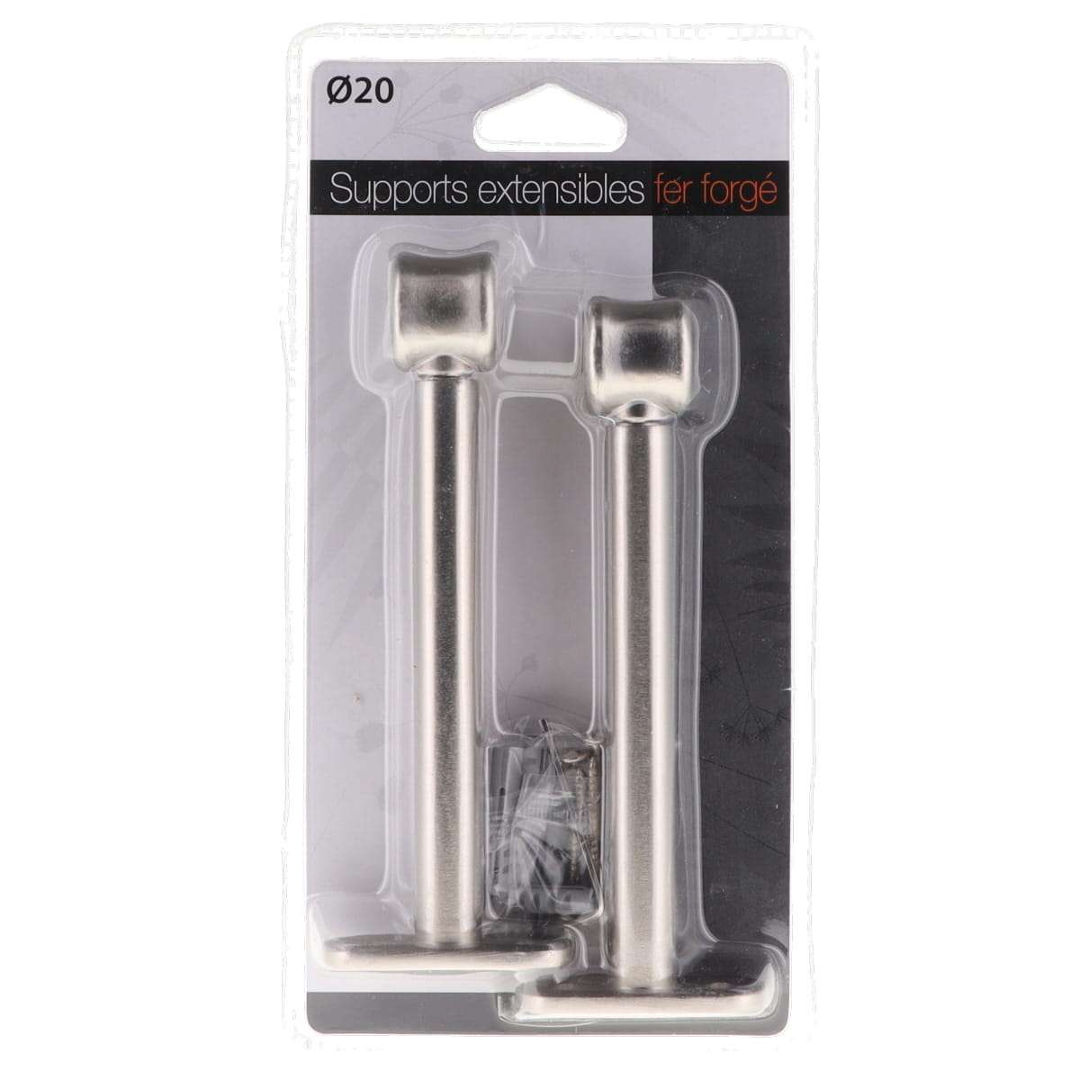 Luance nosač za metalnu karnišu eva 2, o20,150mm, 2/1 - inox - Image 3