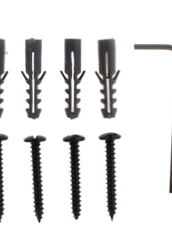Luance nosač za metalnu karnišu eva 4, o20,150mm, 2/1 – crni