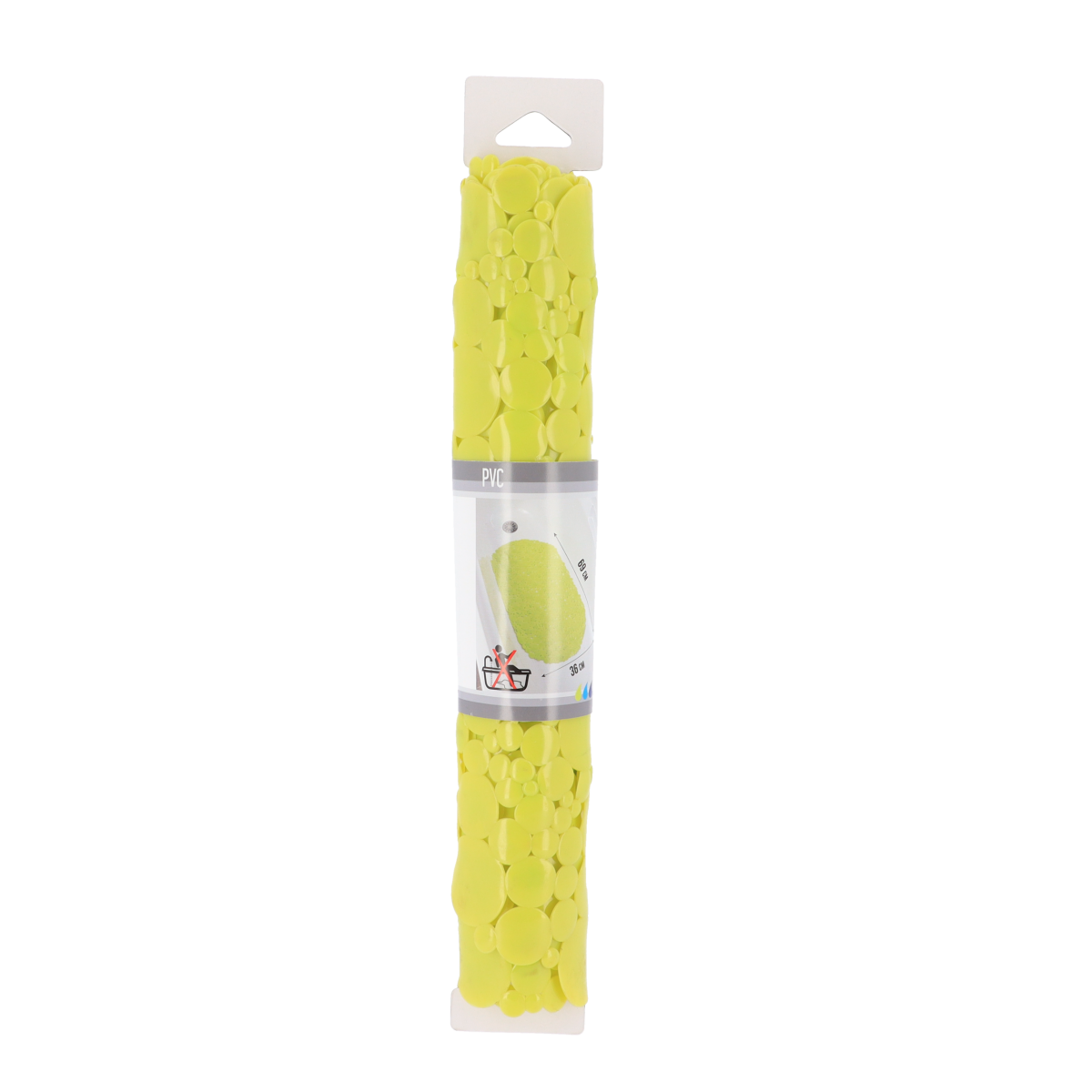 Tendance podloga za kadu bubbles 50x50 cm pvc, prozirna - Image 2