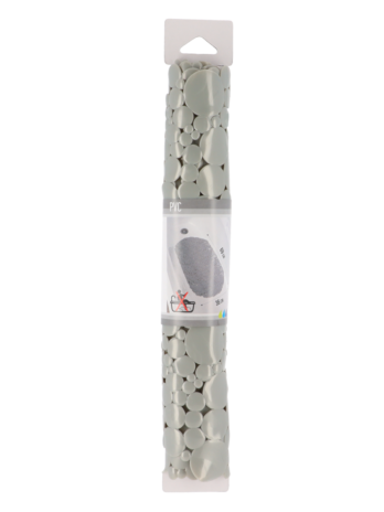 Tendance podloga za kadu bubbles 69×36 cm pvc, prozirno siva
