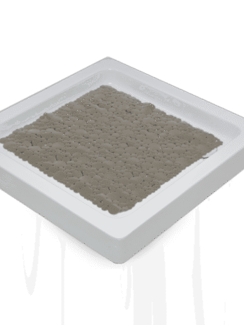Tendance podloga za kadu bubbles 50×50 cm pvc, sivo smeđa