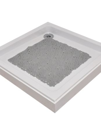 Tendance podloga za kadu bubbles 50×50 cm pvc, prozirno siva