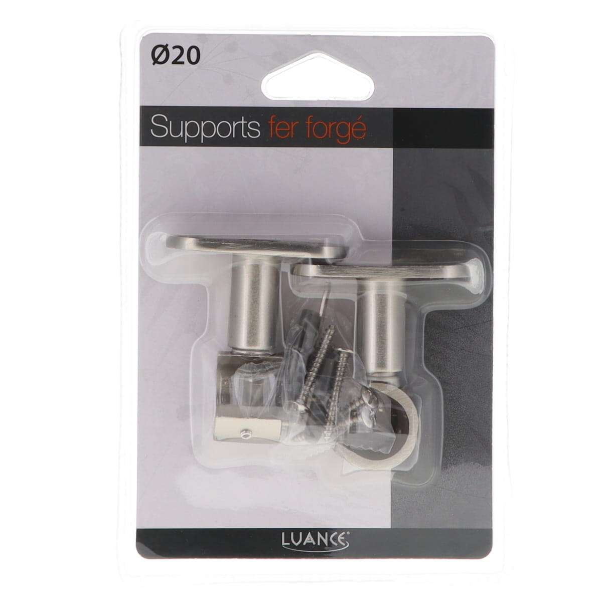 Luance nosač za metalnu karnišu eva 2, otovreni, o20, 50mm, 2/1 - inox - Image 3