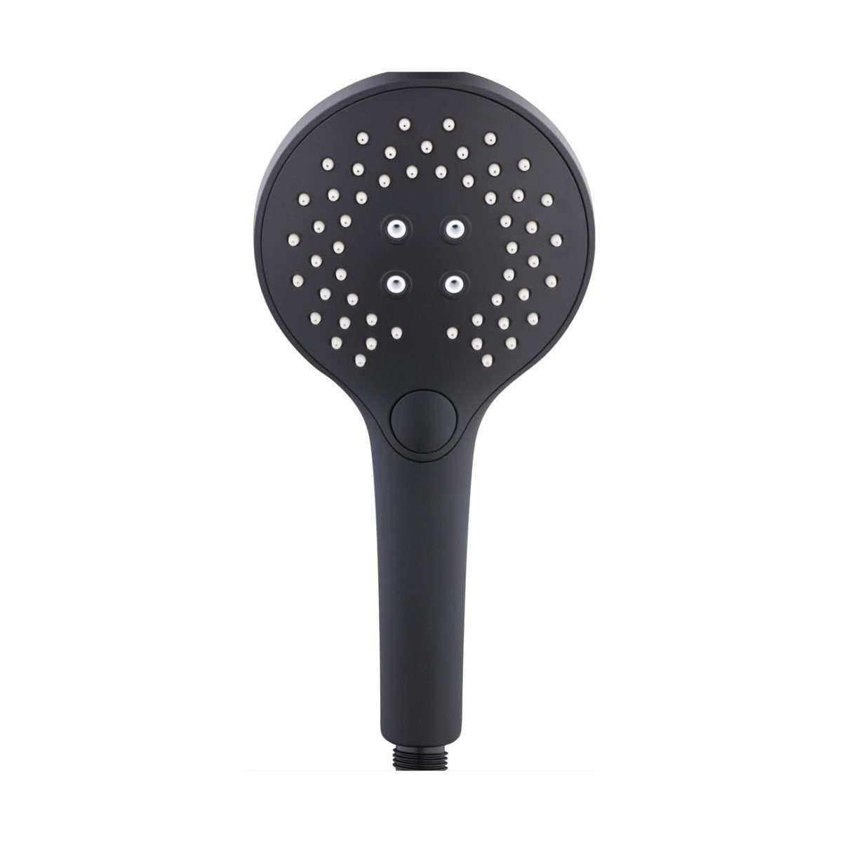 Inter Ceramic tuš ručica, 3 funkcije 12cm abs crna