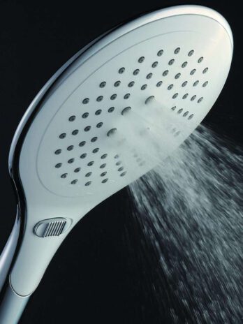 Inter Ceramic tuš ručica, 3 funkcije 15cm abs kromirana/bijela