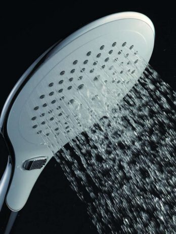 Inter Ceramic tuš ručica, 3 funkcije 15cm abs kromirana/bijela