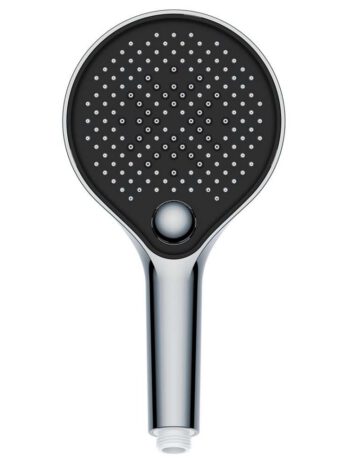 Inter Ceramic tuš ručica, 3 funkcije 13cm abs kromirana/crna