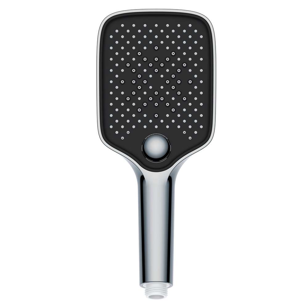 Inter Ceramic tuš ručica, 3 funkcije 10cm abs kromirana/crna - Image 2