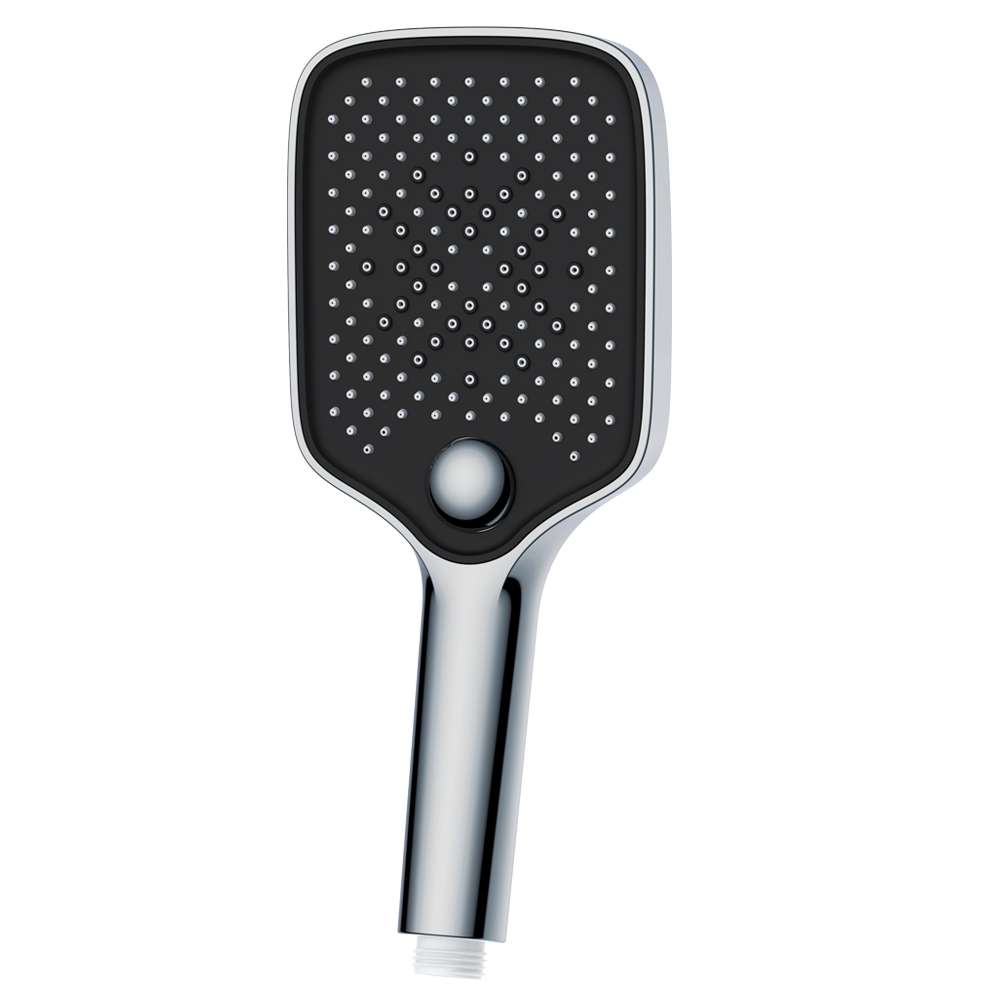 Inter Ceramic tuš ručica, 3 funkcije 10cm abs kromirana/crna