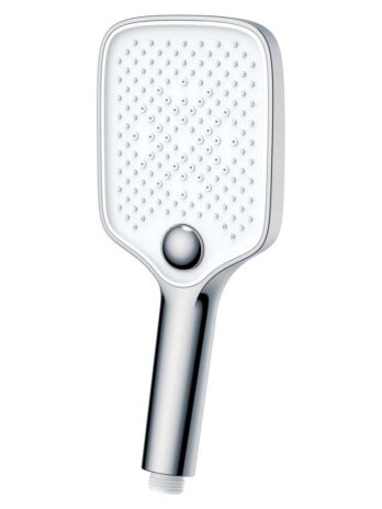 Inter Ceramic tuš ručica, 3 funkcije 10cm abs kromirana/bijela