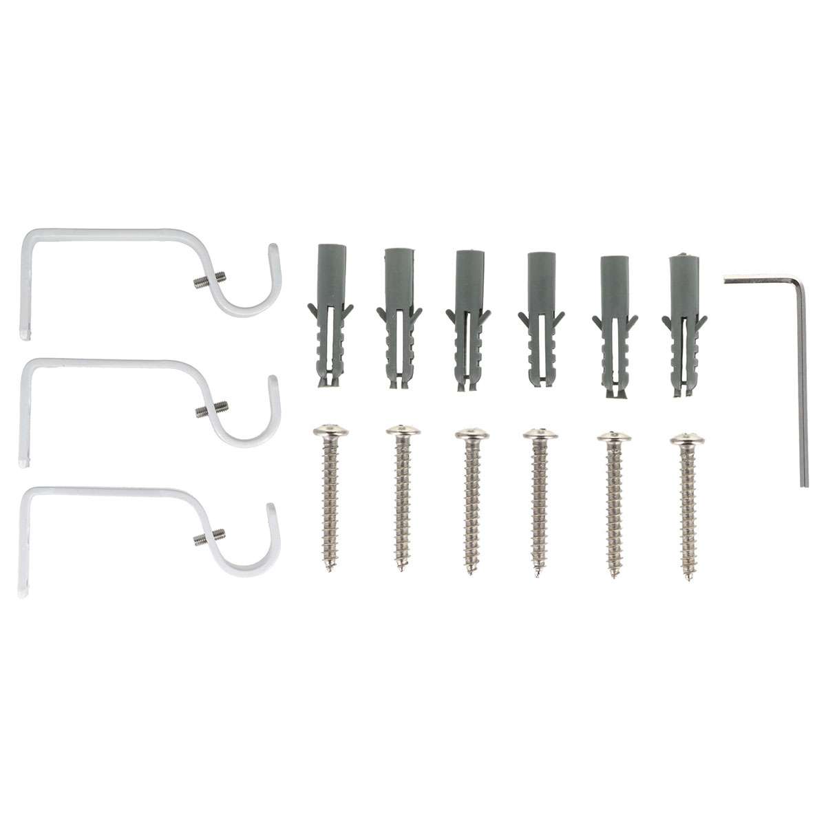 Luance set karniša, razvlačni, o16-19, 120-210 cm, villalouise - bijela s uzorkom - Image 3