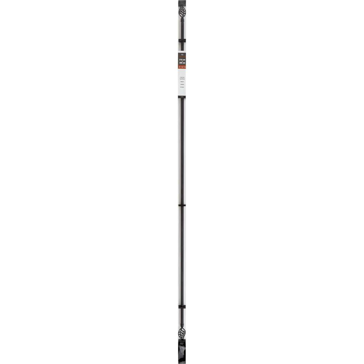 Luance set karniša, razvlačni, o16-19, 210-380 cm, fontainebleau - crna - Image 4