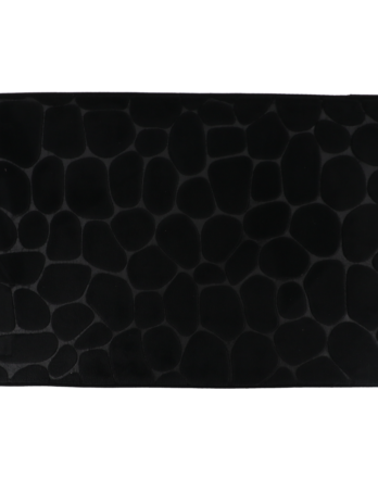 Tendance kupaonski tepih pebble 50×80 cm memorijska pjena, crni