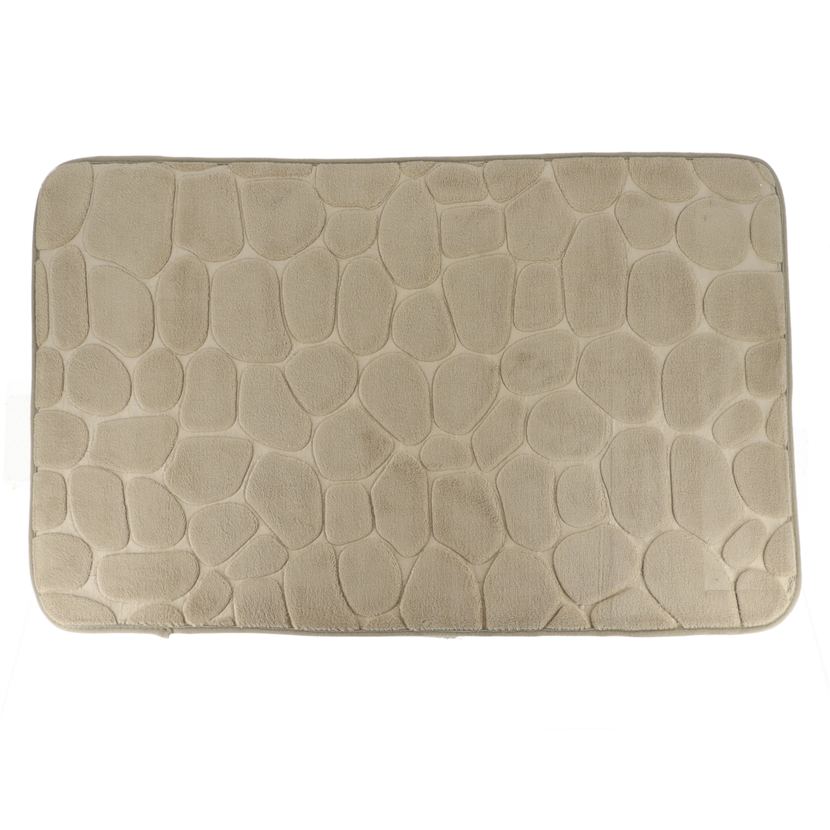Tendance kupaonski tepih pebble 50x80 cm memorijska pjena, bež