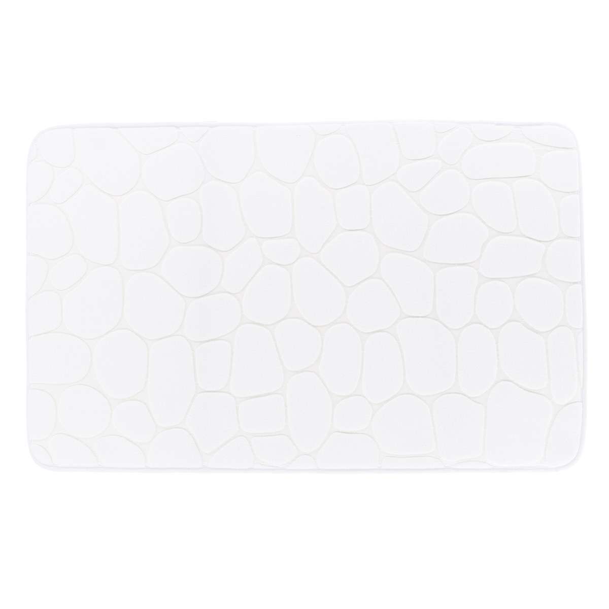 Tendance kupaonski tepih balls 45x75 cm mikrofibra, bijeli