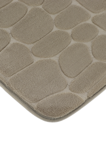 Tendance kupaonski tepih pebble 45×120 cm memorijska pjena, bež