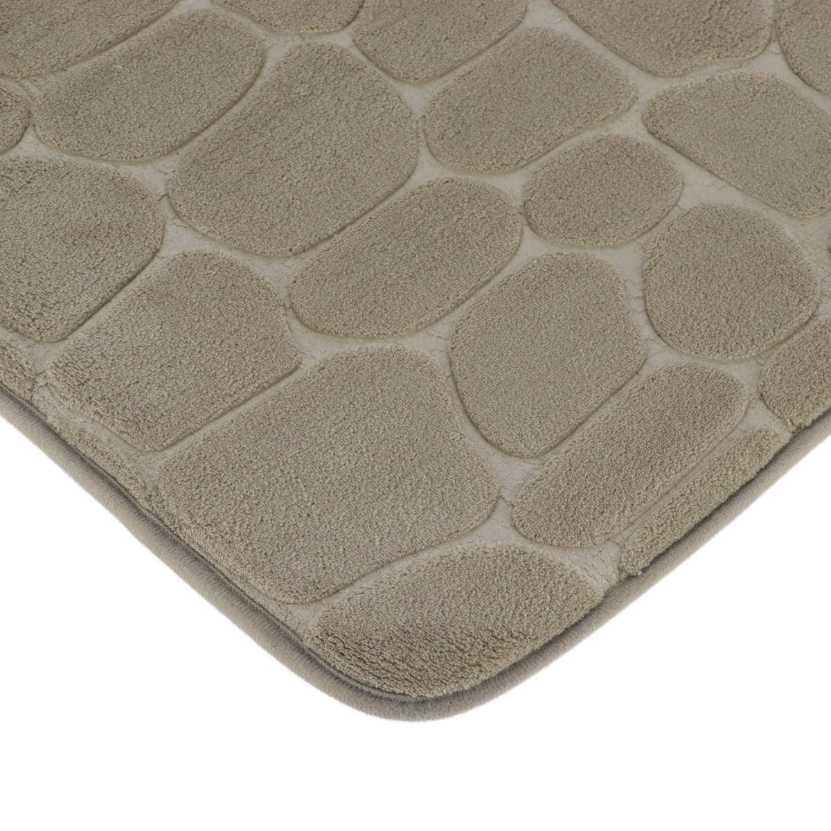 Tendance kupaonski tepih pebble 45x120 cm memorijska pjena, bež - Image 2
