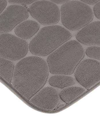 Tendance kupaonski tepih pebble 45×120 cm memorijska pjena, svjetlo sivi