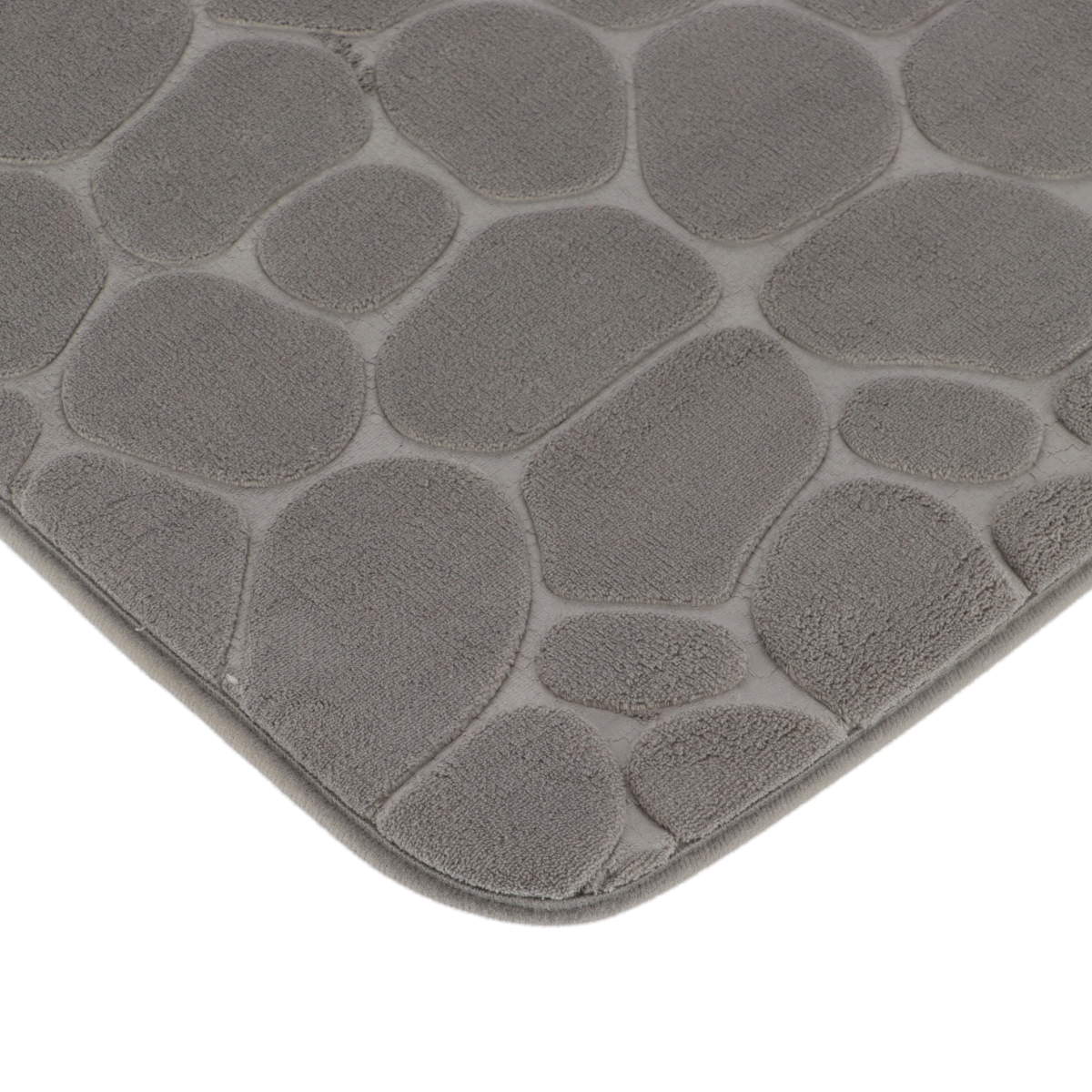 Tendance kupaonski tepih pebble 45x120 cm memorijska pjena, svjetlo sivi - Image 2