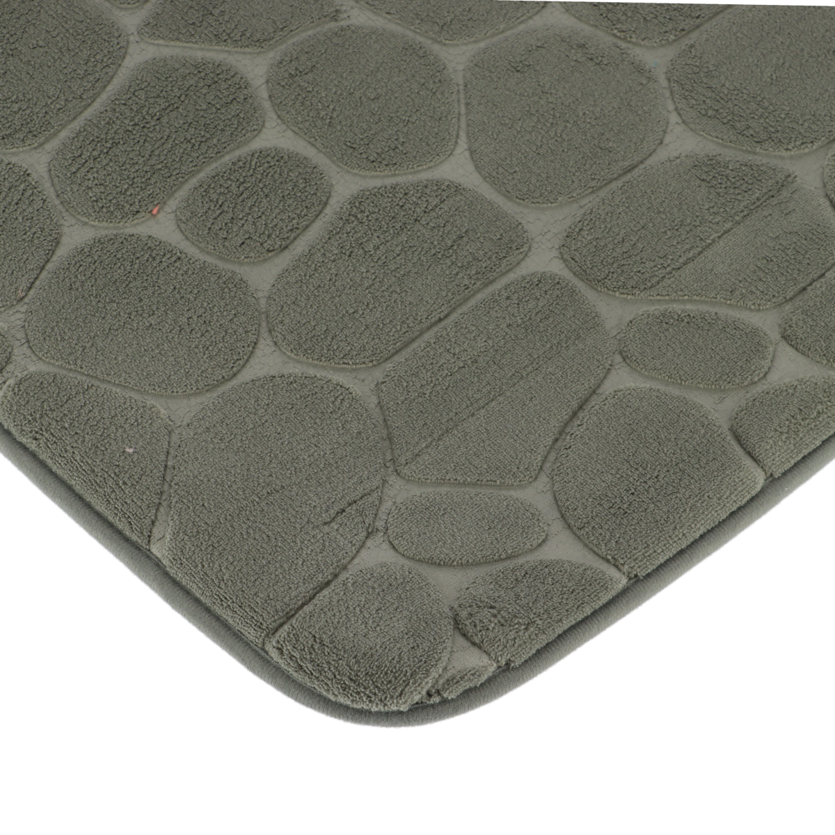 Tendance kupaonski tepih pebble 45x50 cm memorijska pjena, kaki - Image 3
