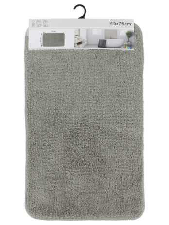 Tendance kupaonski tepih latex soft 45×75 cm, sivi